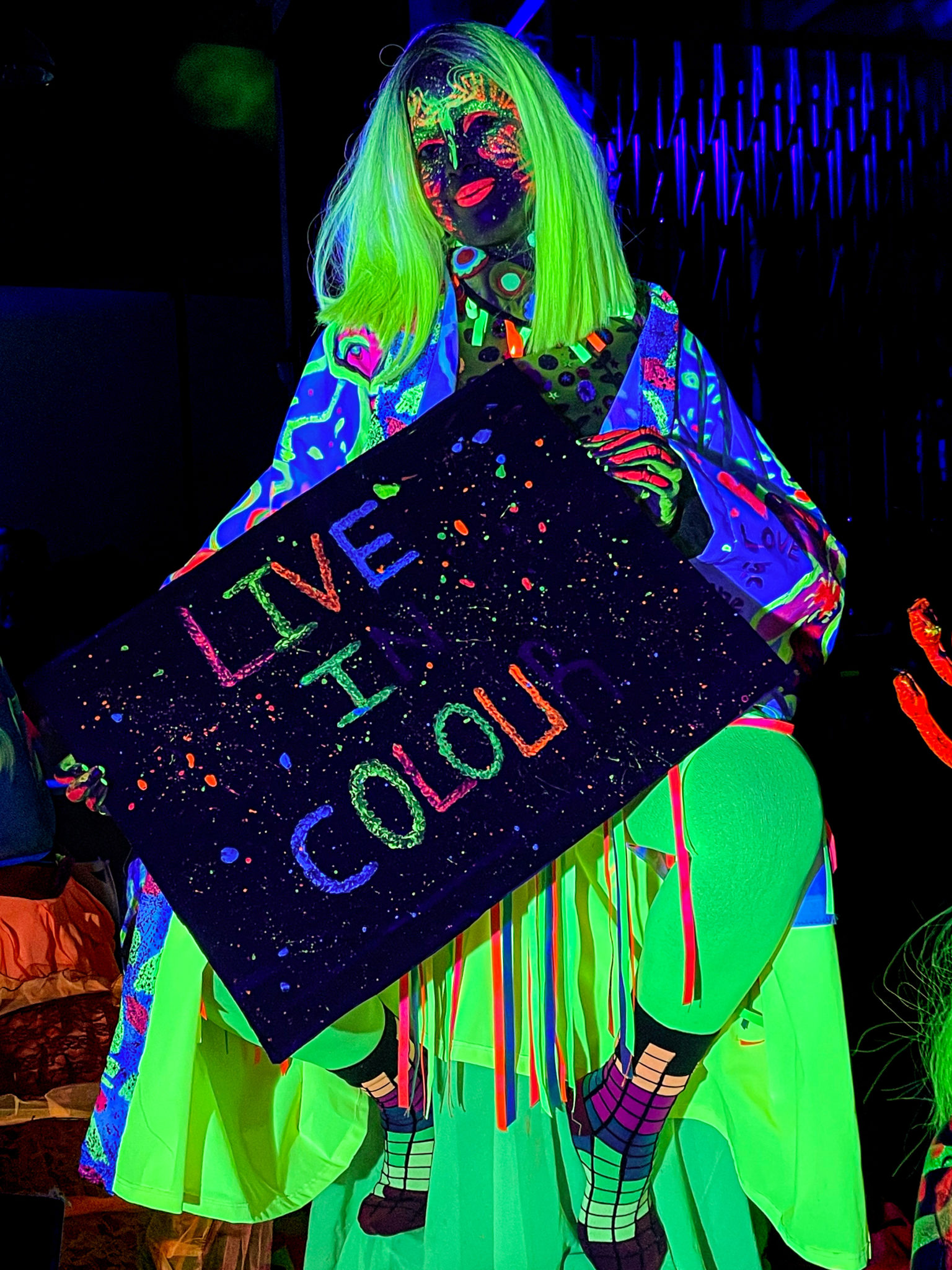 Neon Naked Life Drawing The Most Colourful Night Out In London