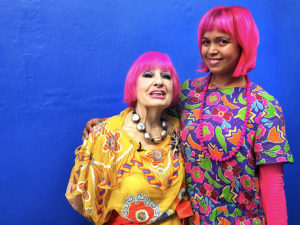 Why does Zandra Rhodes have pink hair and things I learnt at her 50 Years of Fabulous exhibition