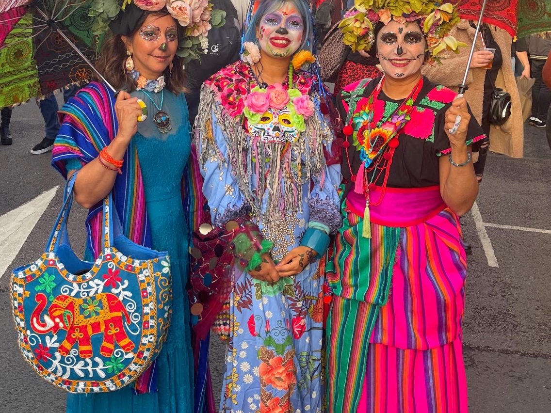 Day of the Dead in Columbia Road, London, 2022