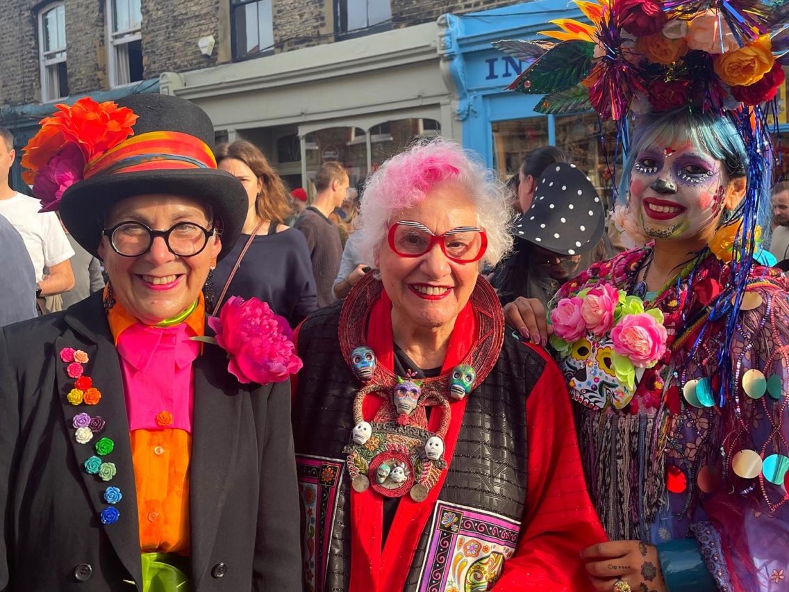 Day of the Dead in Columbia Road, London, 2022