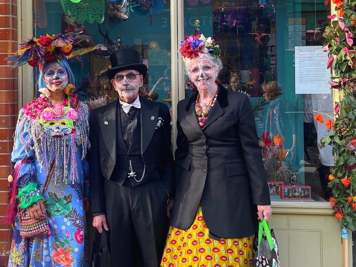 Day of the Dead in Columbia Road, London, 2022