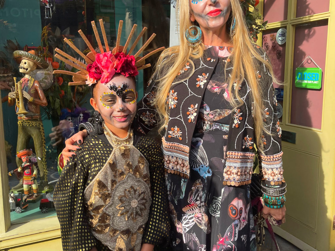 Day of the Dead in Columbia Road, London, 2022