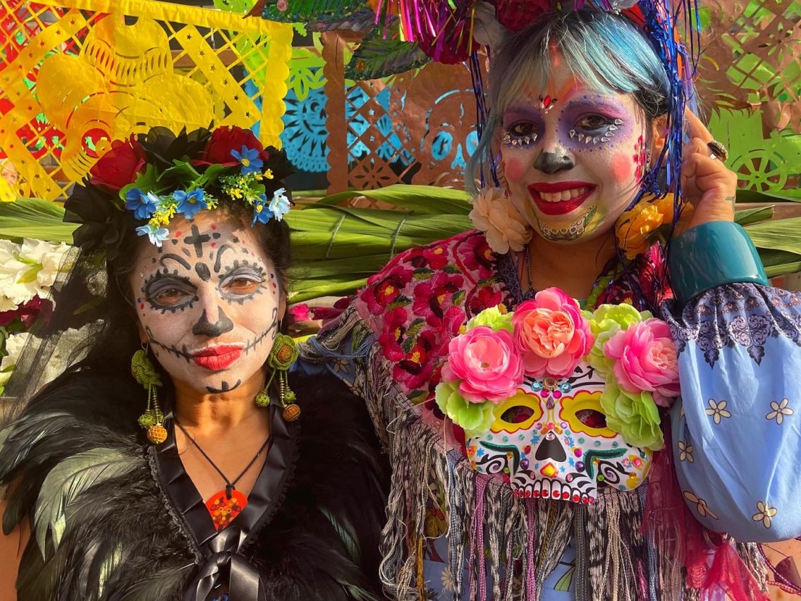 Day of the Dead in Columbia Road, London, 2022
