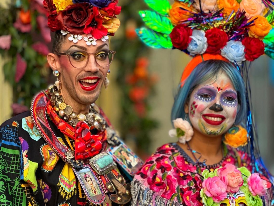 Day of the Dead in Columbia Road, London, 2022