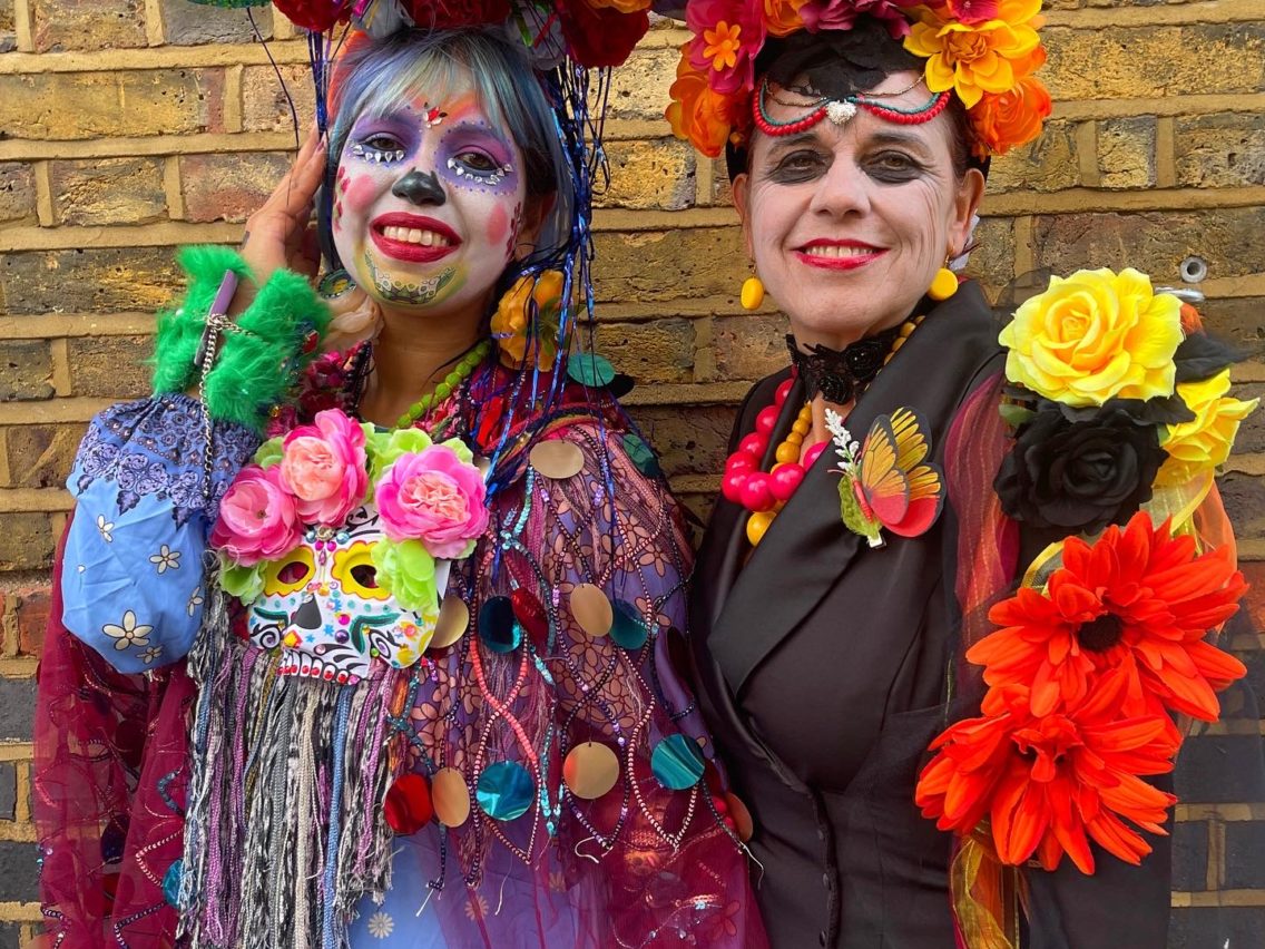 Day of the Dead in Columbia Road, London, 2022