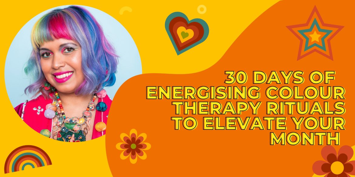 30 day colour therapy challenge flier
