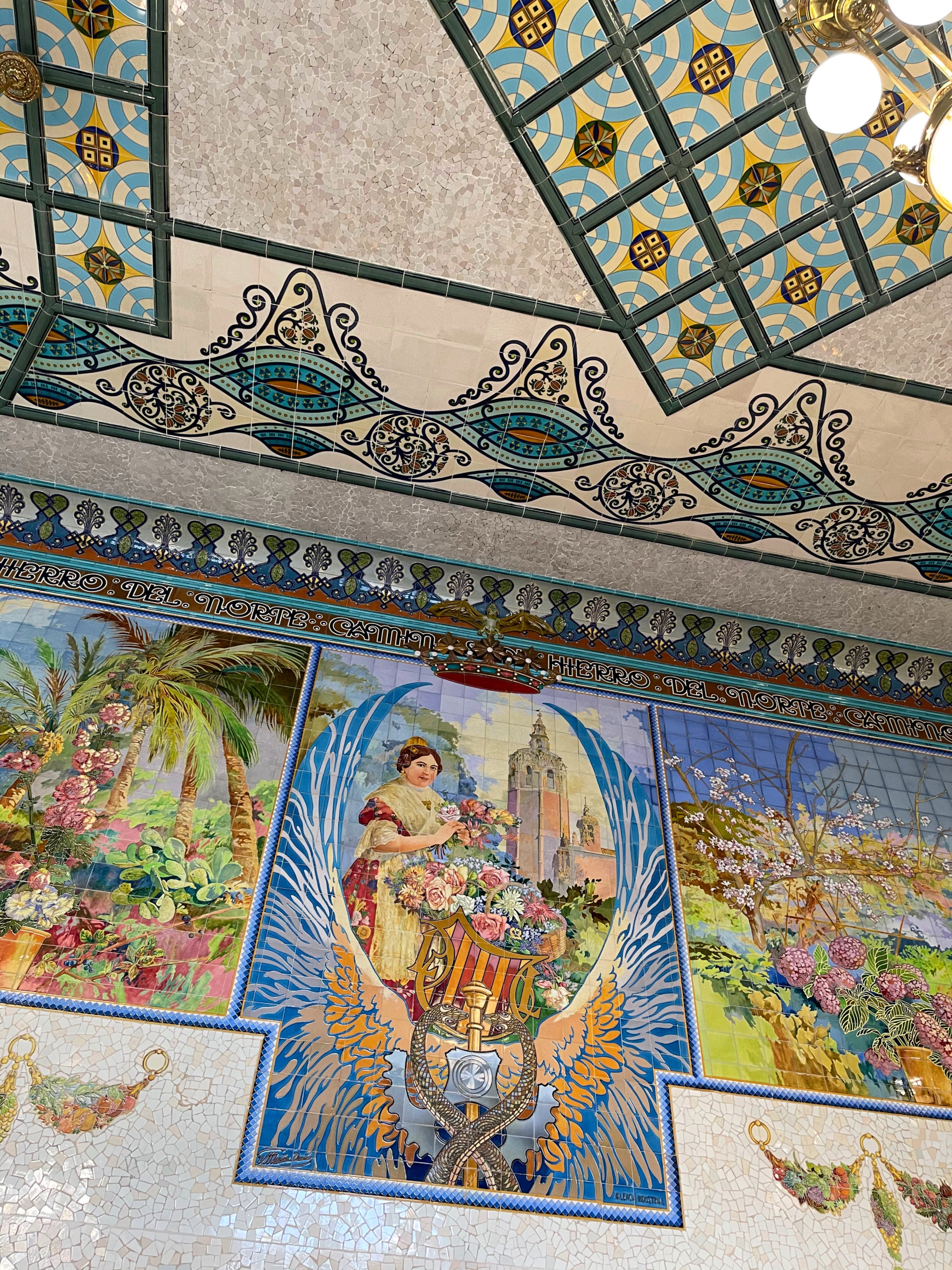 valencia city break train station mosaics