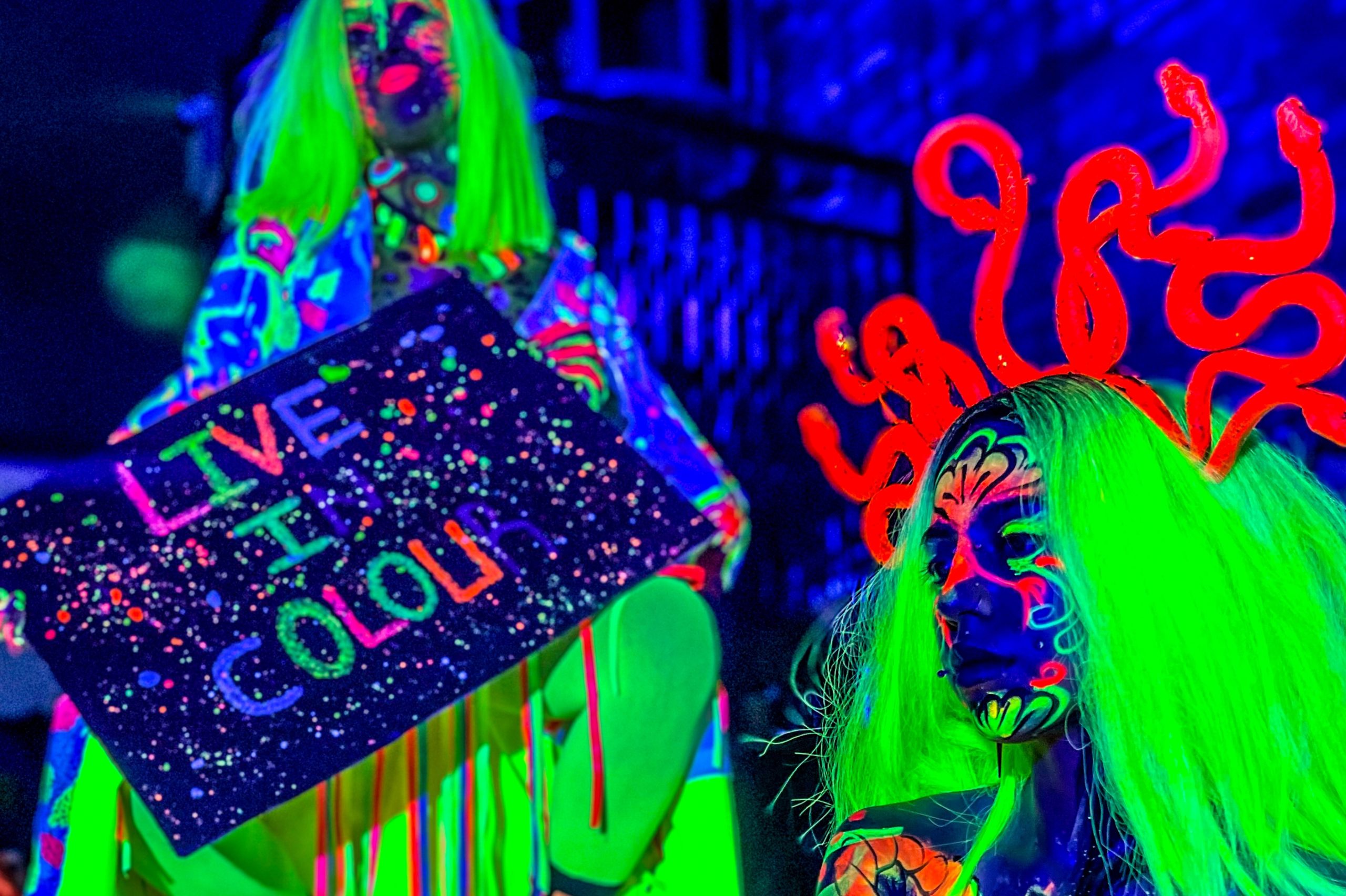 Neon Naked Life Drawing The Most Colourful Night Out In London Craft Travel