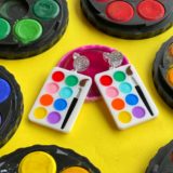 Vintage Colour TV Brooch