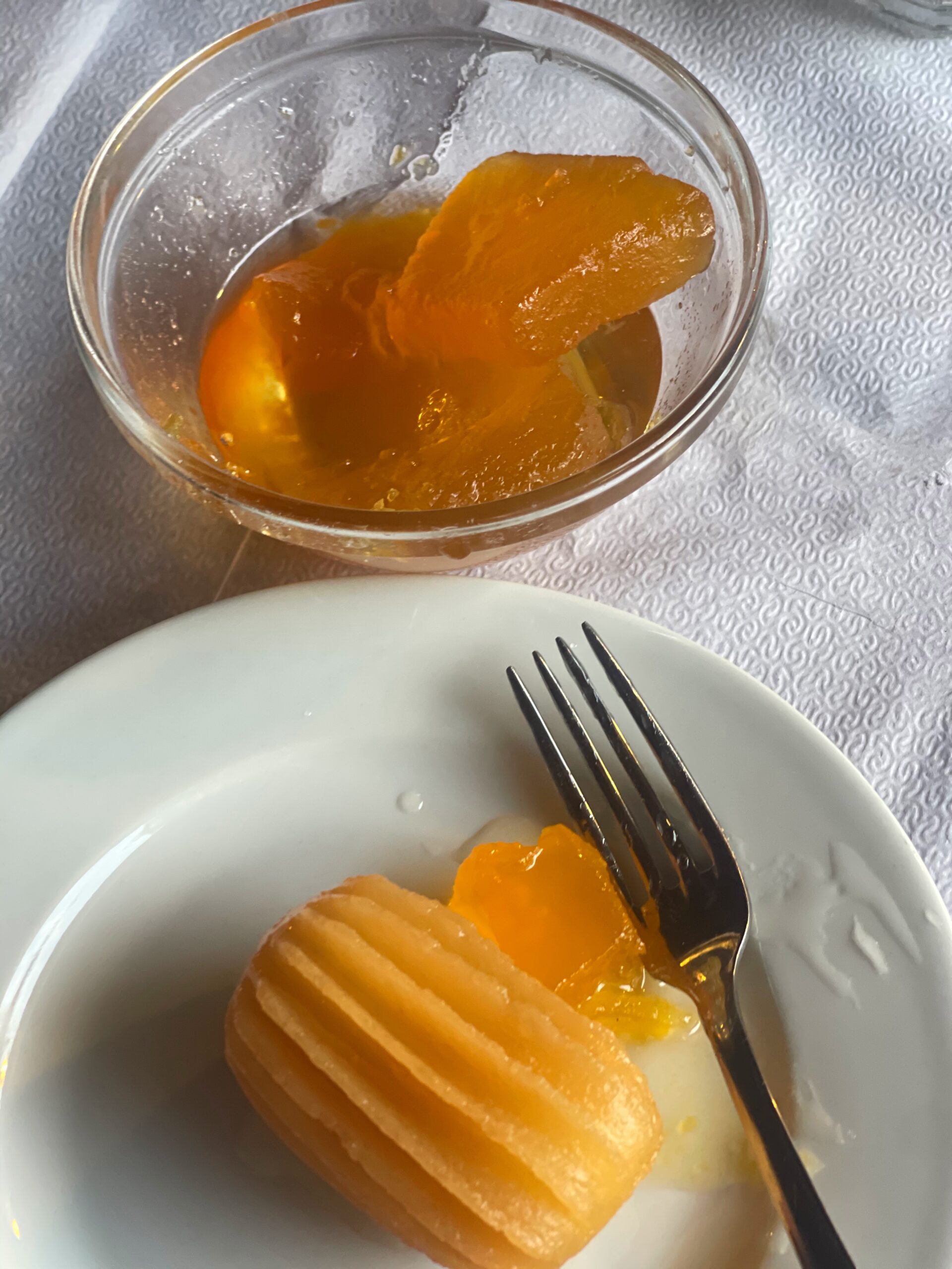 plate of dessert in halkidiki