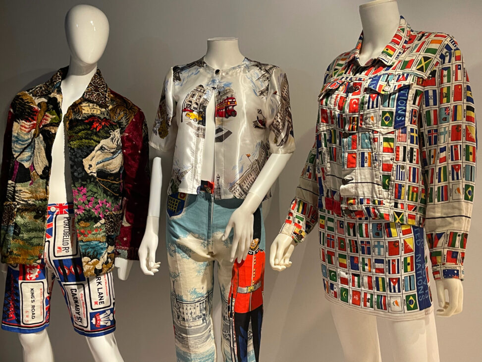 house of beauty and culture 1980s london mannequins wearing upcycled fashion